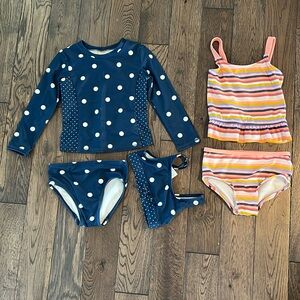 Toddler girl swim
